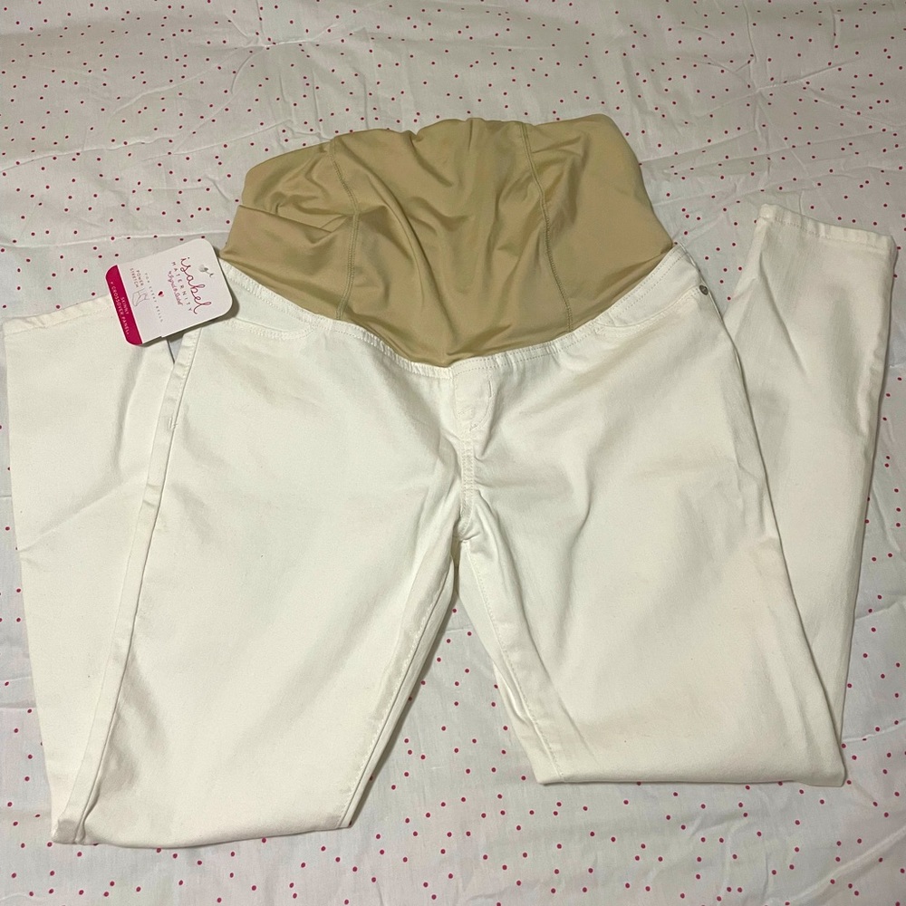 Isabel Maternity Crossover Panel Skinny Jeans